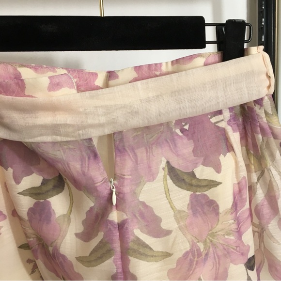 ZIMMERMANN Floral Two Piece Set Blouse & Shorts Lightweight Beach Spring - Picture 7 of 7